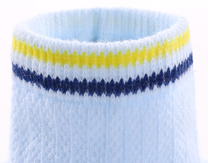 夏季新款儿童袜子薄款网眼宝宝袜纯色松口新生儿棉袜子婴童中筒袜细节图