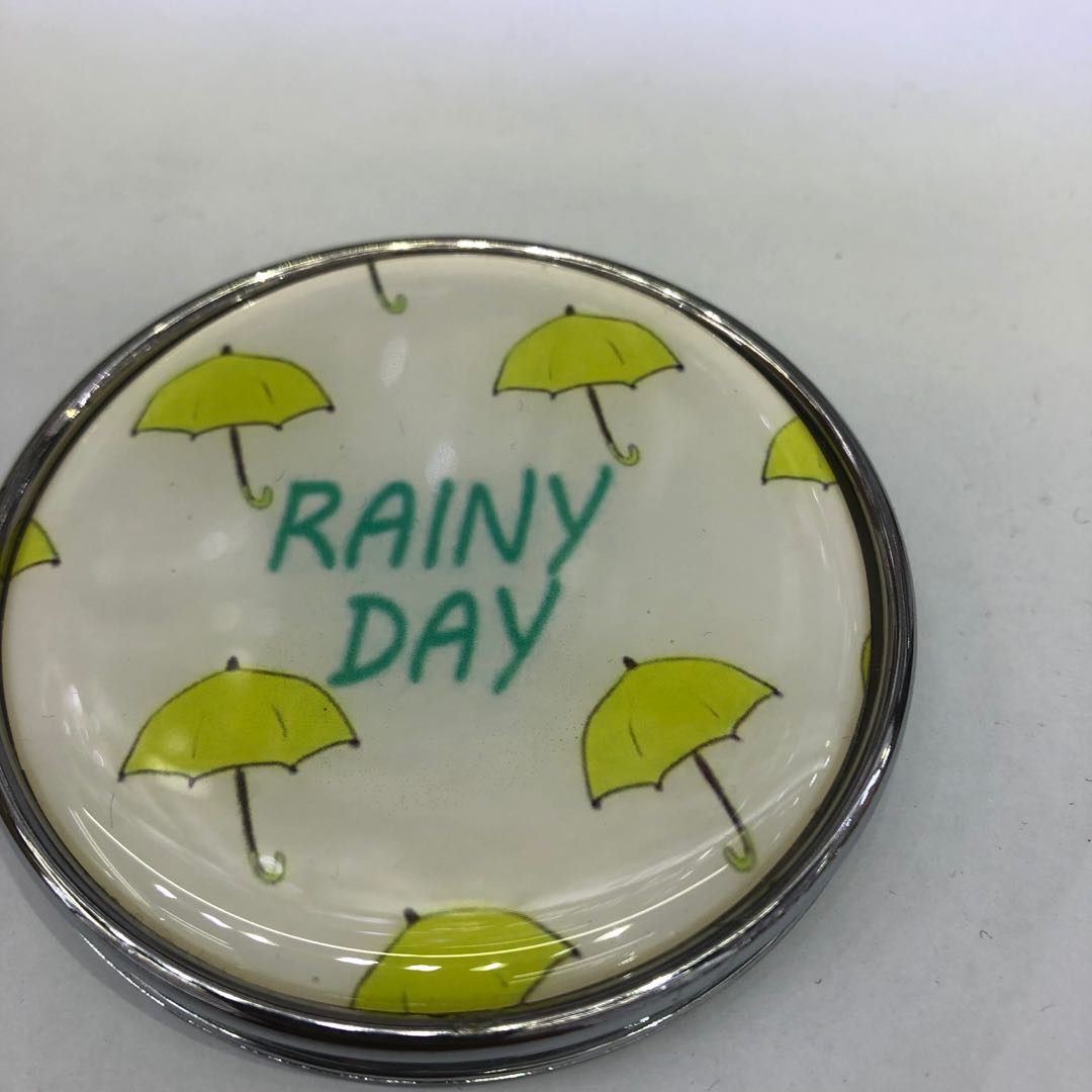 小猫雨伞小镜子随身化妆镜可爱便携折叠学生镜产品图