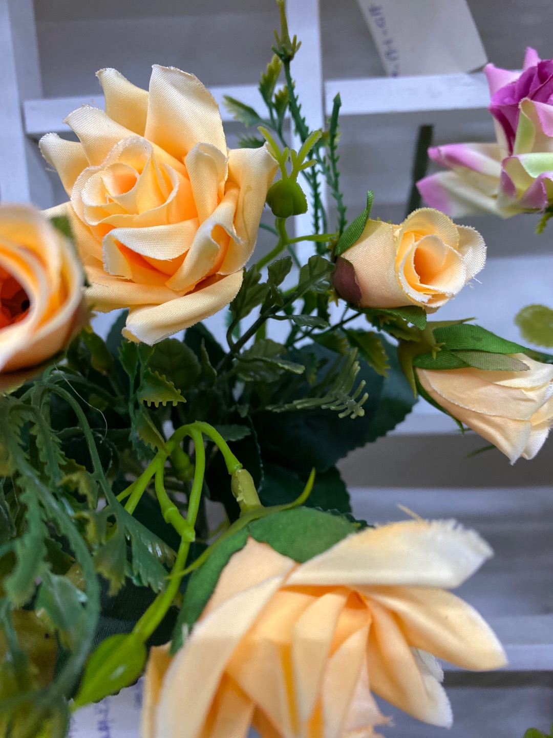 Factory direct sales European-style oil painting lover rose in multiple colors available, 12454 Specification image