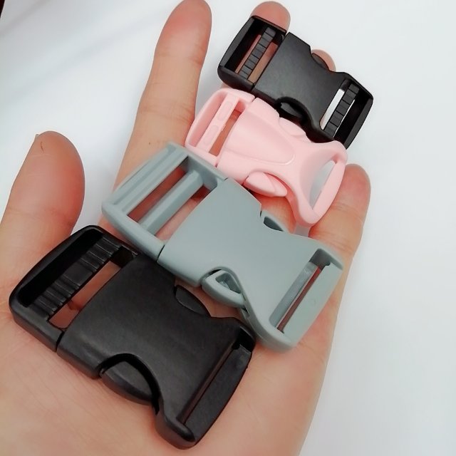 Factory direct sales of bag and handbag accessories, plastic buckles, high-quality plastic mother-and-child buckles, complete specifications Specification image