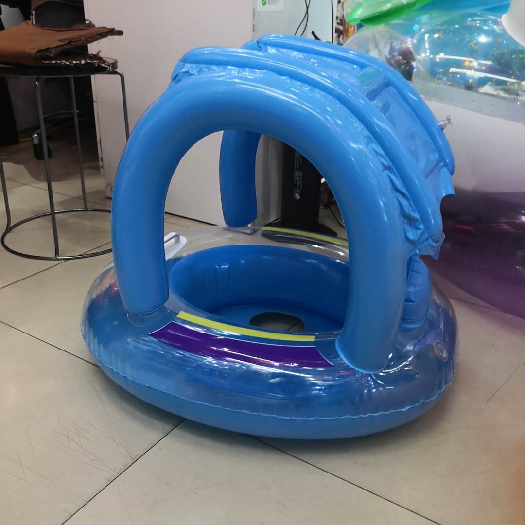 充气玩具婴儿游泳圈遮阳创意戏水玩具