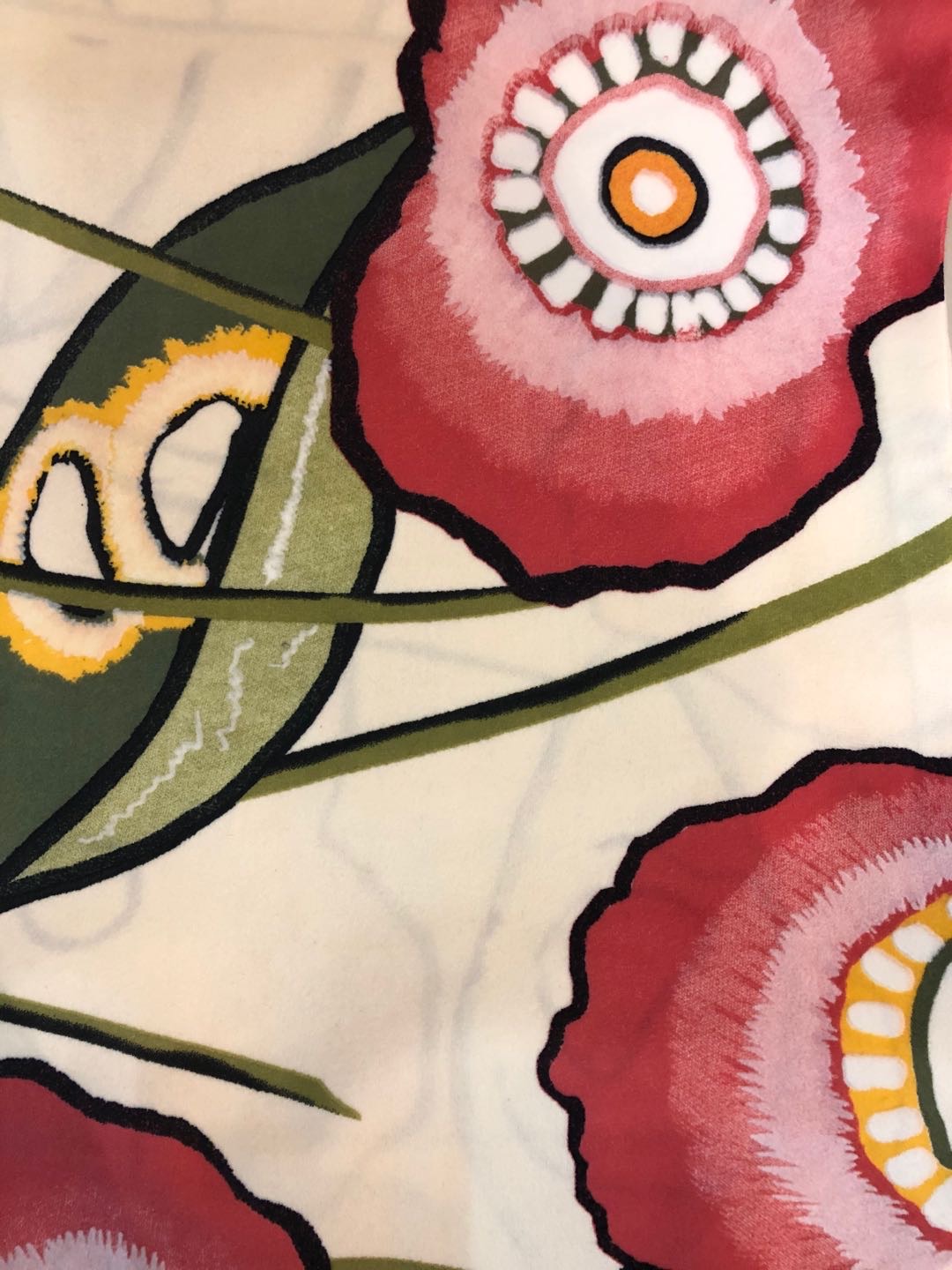 Simple and elegant, high-end jacquard table flag, retro tassel round table mat details Picture