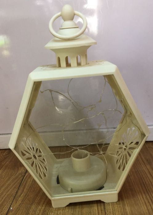 Factory direct sales genuine plastic glass hexagon lamp string hand lamp full figure