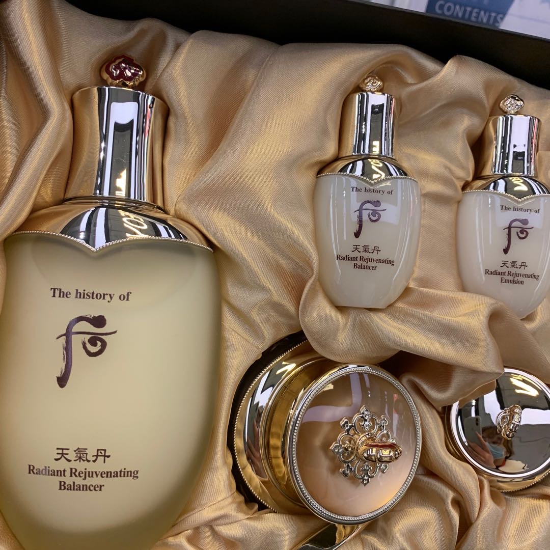 whoo后天气丹套装华泫水乳霜三件套盒保湿补水全效护肤产品图