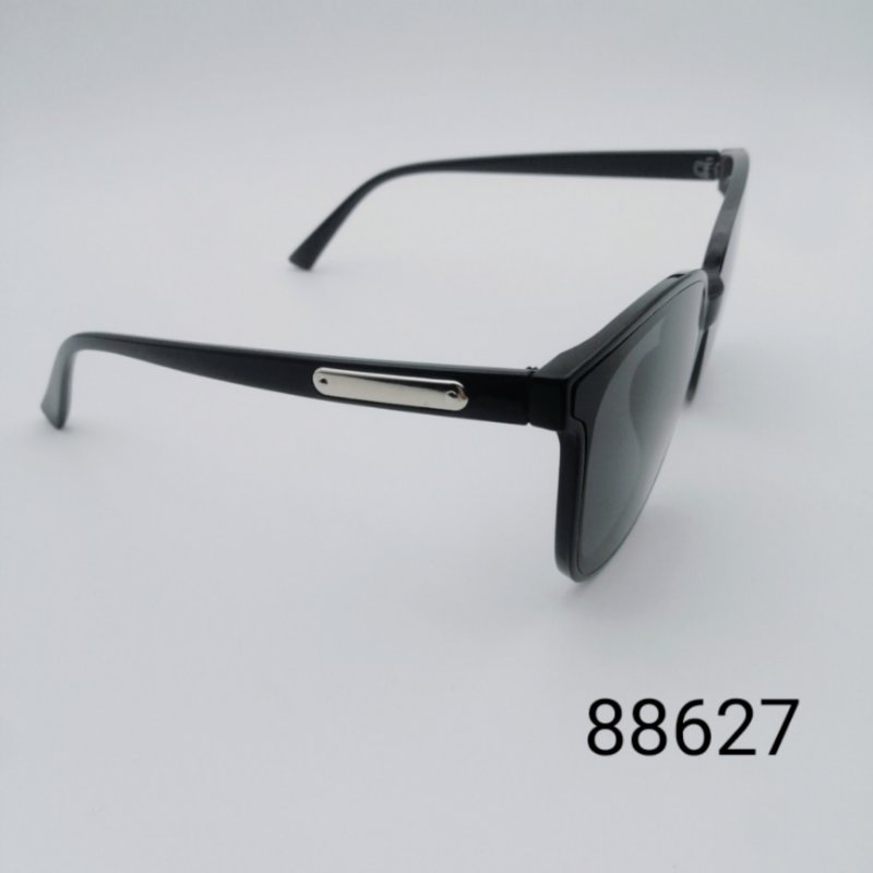 新品时尚墨镜大框方框太阳镜偏光镜韩版网红潮人高档PC男女通用88627细节图