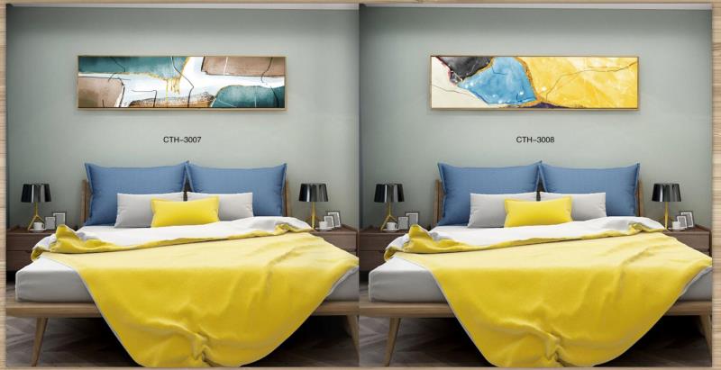 风雅画业40X160cm晶钻铝合金装饰画