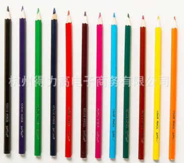 The volume of the pen used for drawing, the hardness of the lead core of colored lead, and the volume of colored lead details Picture