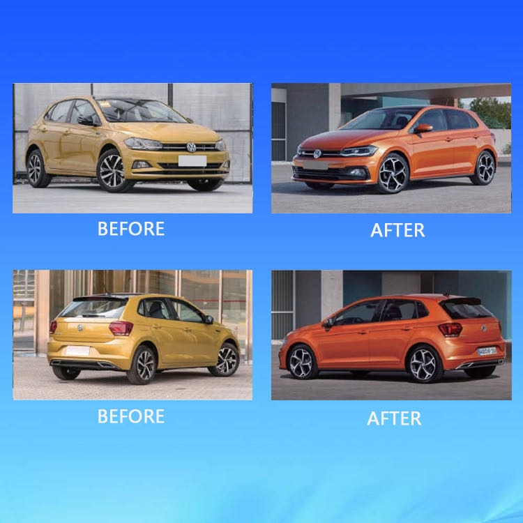 Volkswagen Polo R-LINE exterior full body Kit Upgrade package details Picture