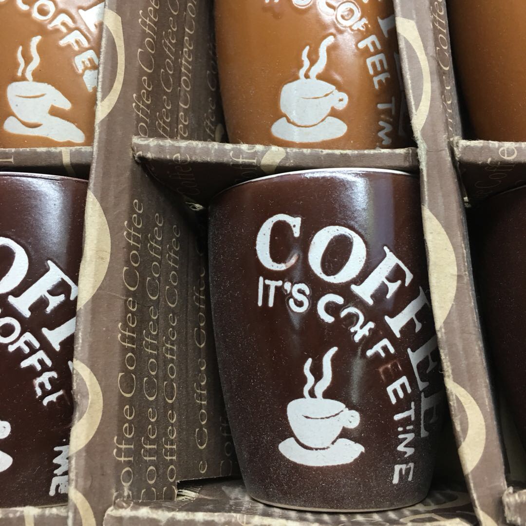 工厂直销陶瓷烤花奶茶咖啡杯产品图