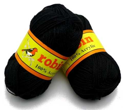 Factory direct sales of African black woolen braid wig thread, polyester woolen balls available for customization details Picture