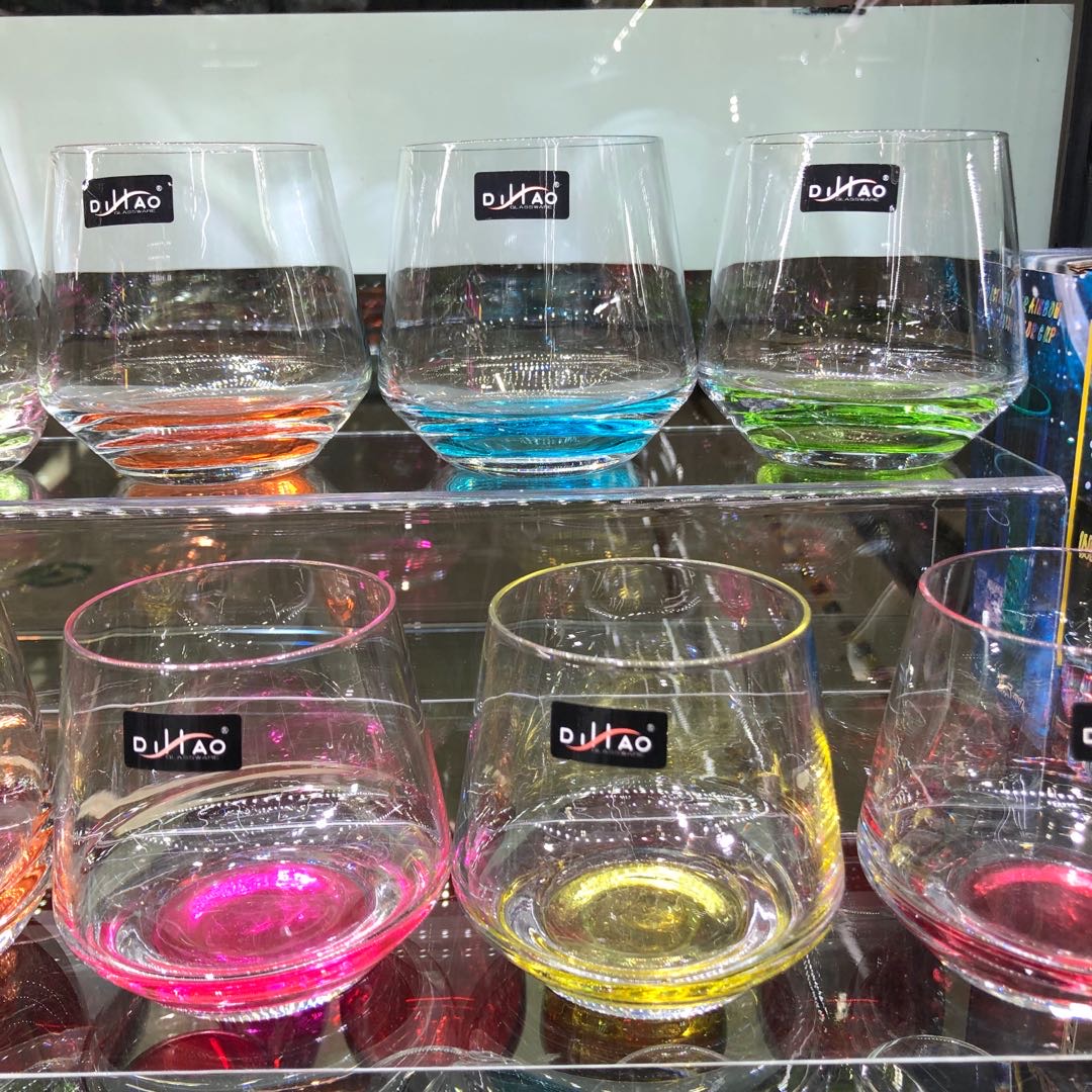 Colorful Glass Magic Glass Crystal Glass Six Colors Specification drawing