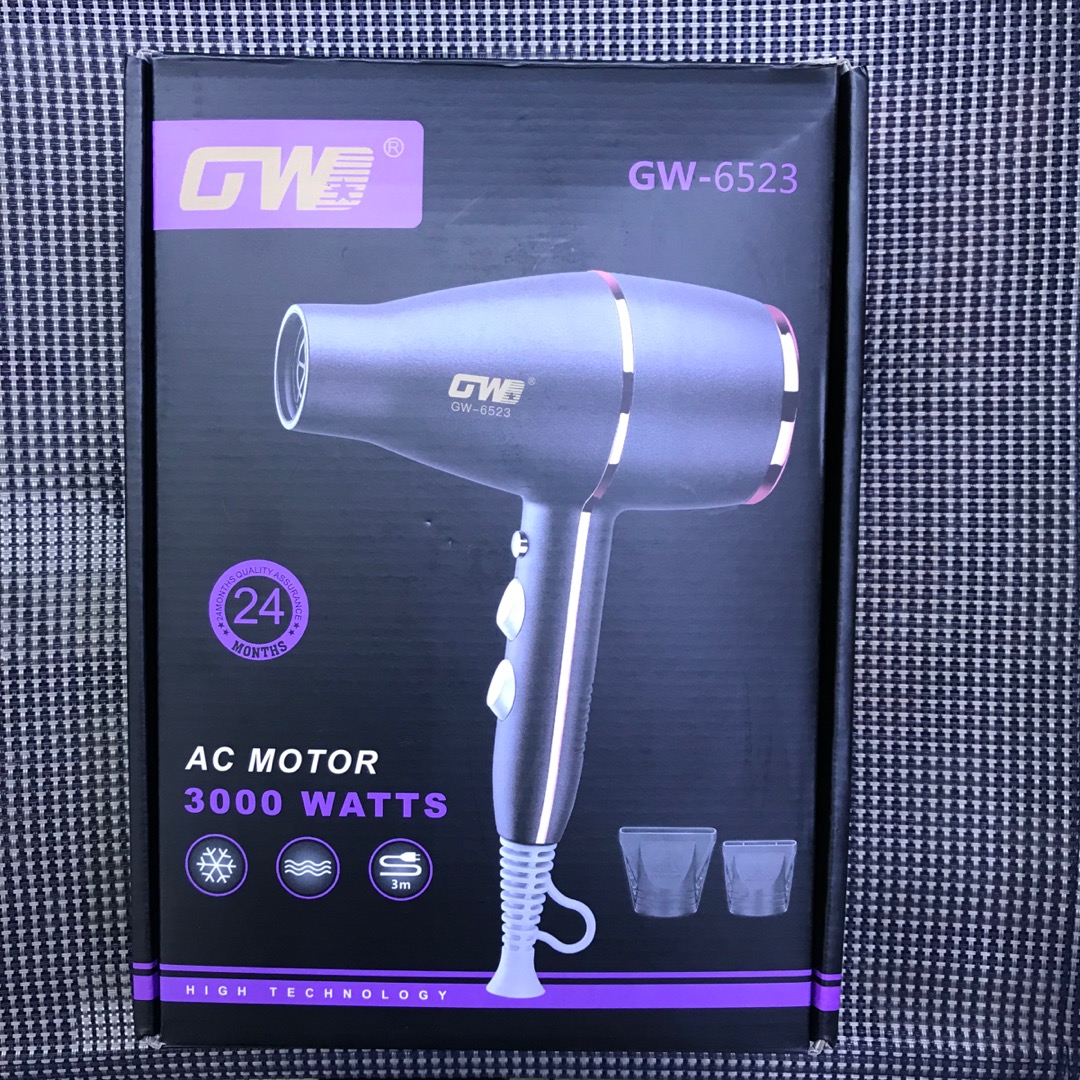 义乌市国威电器大功率电吹风GW-6523产品图