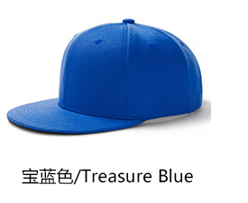 帽子定制印logo宝蓝色经典刺绣纯色帽子儿童帽子定制