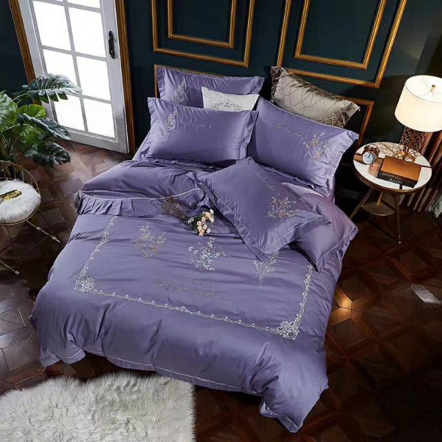 Violet Roland Bedding Pure Cotton All Cotton 4-Piece Set details Picture