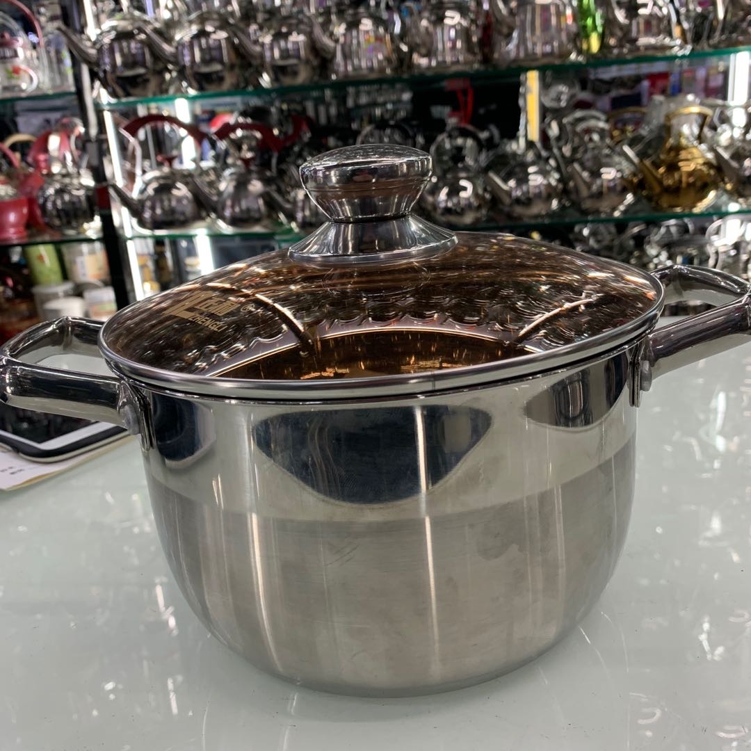 不锈钢奶锅汤锅加厚煮面小奶锅迷你小锅泡面辅食锅电磁炉燃气通用