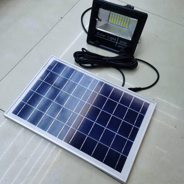 30W太阳能投光灯 太阳能路灯 IP65防水 solar flood light产品图