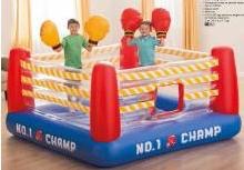 intex儿童充气城堡室内蹦蹦床家用小型跳跳床游戏屋淘气堡玩具