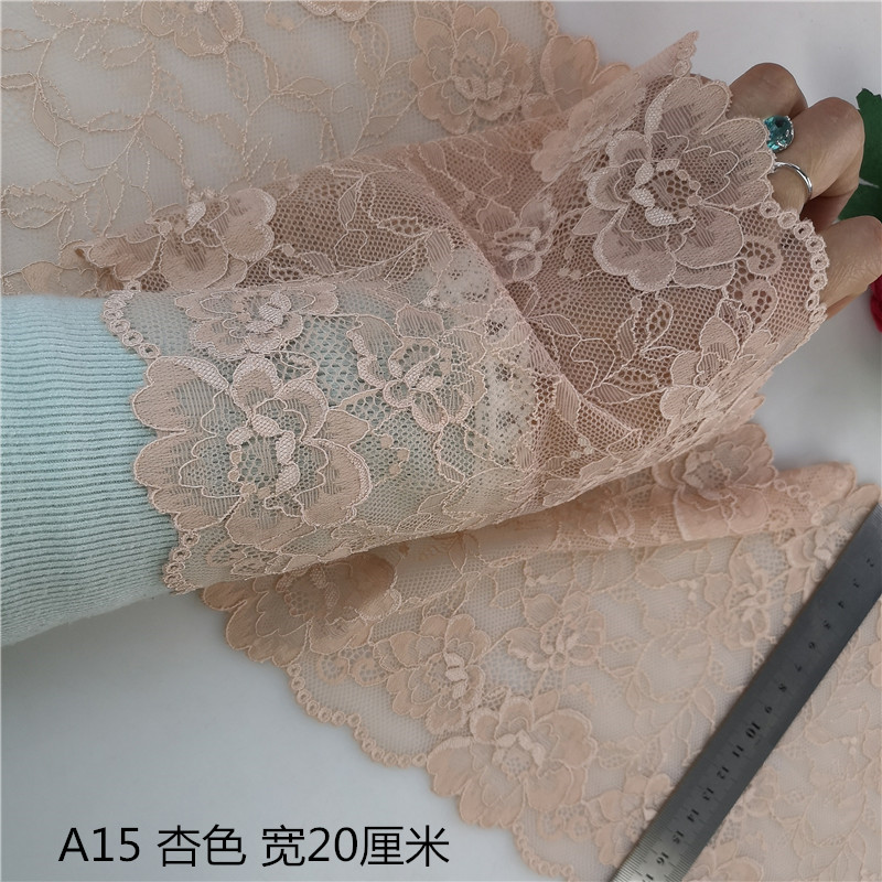 网纱蕾丝银线刺绣花边金色蕾丝花边蕾丝条 下摆花边lolita布料