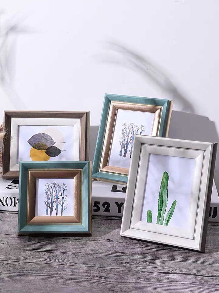 现代轻奢7寸创意个性相框摆台洗照片做成相框8寸相册架子照片定制