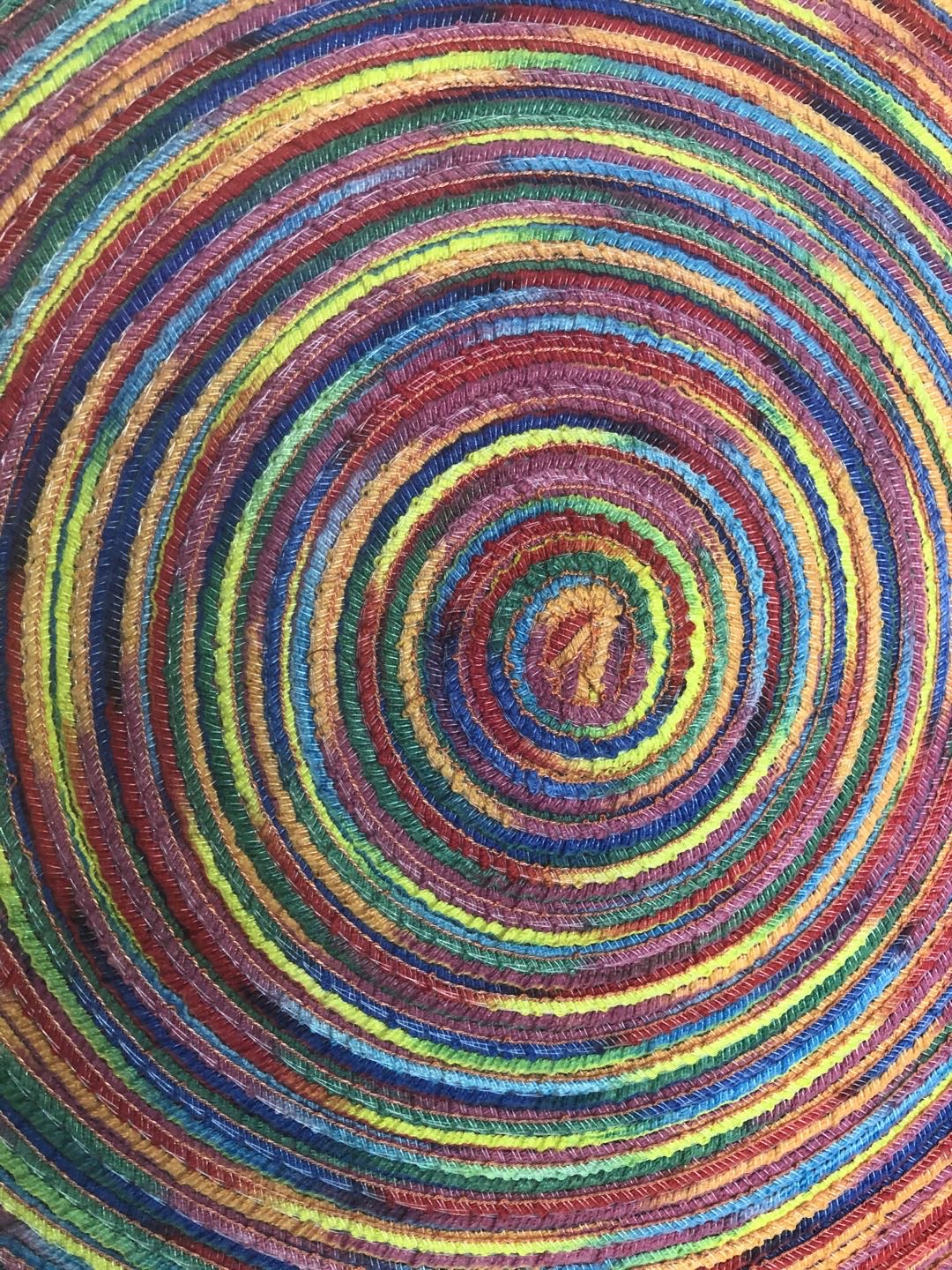 Rainbow Paper Placemat Table Mat Cup Mat Coffee Mat Western Placemat details Picture