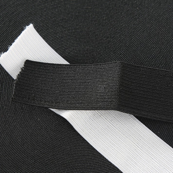 Creative craft uses of black and white elastic band in DIY projects