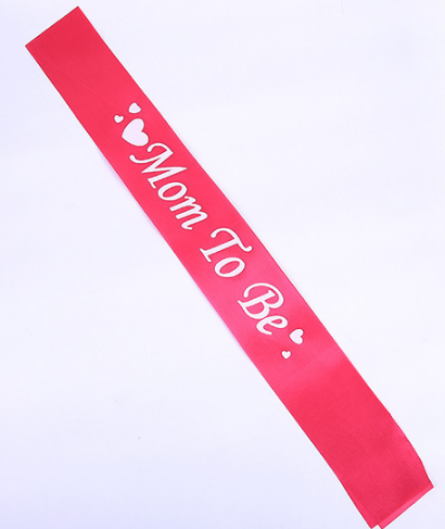 Baby sho Love single-layer Shoulder Strap Etiquette Strap Party Supplies Mom to be Strap details Picture
