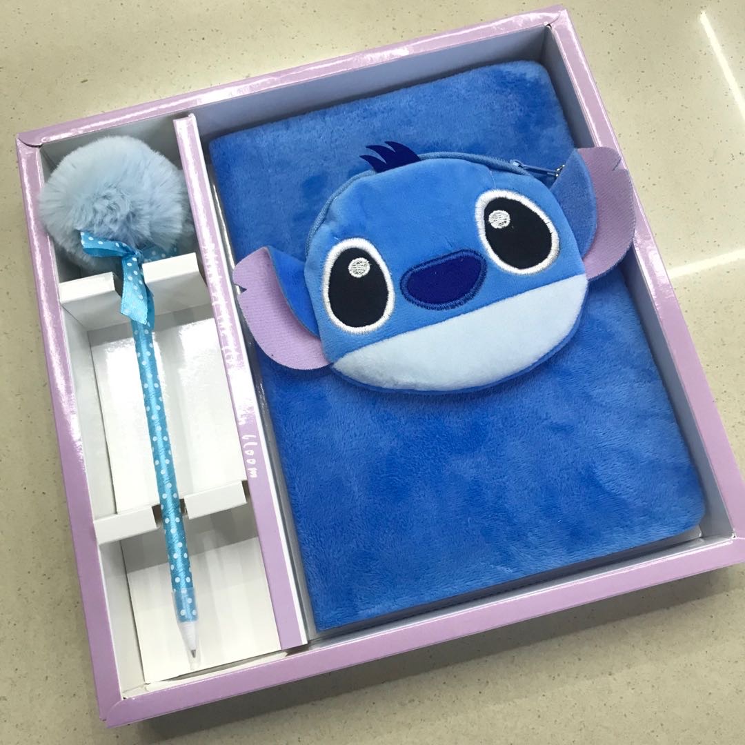 A5手账本套装可爱少女心笔记本子活页卡通日记本手帐本记事本史迪仔，可议价详情2
