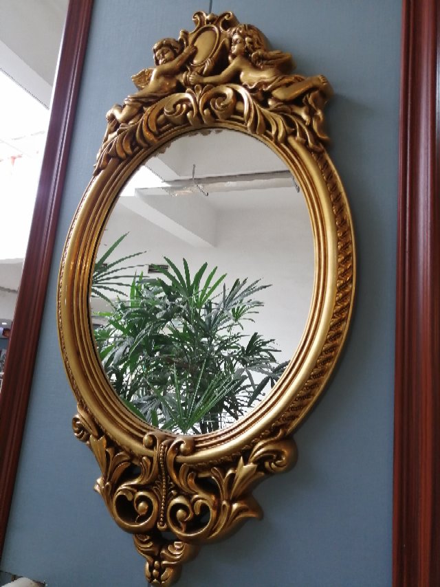 欧式豪华镂空雕花试衣镜酒店装饰镜别墅玄关镜穿衣镜