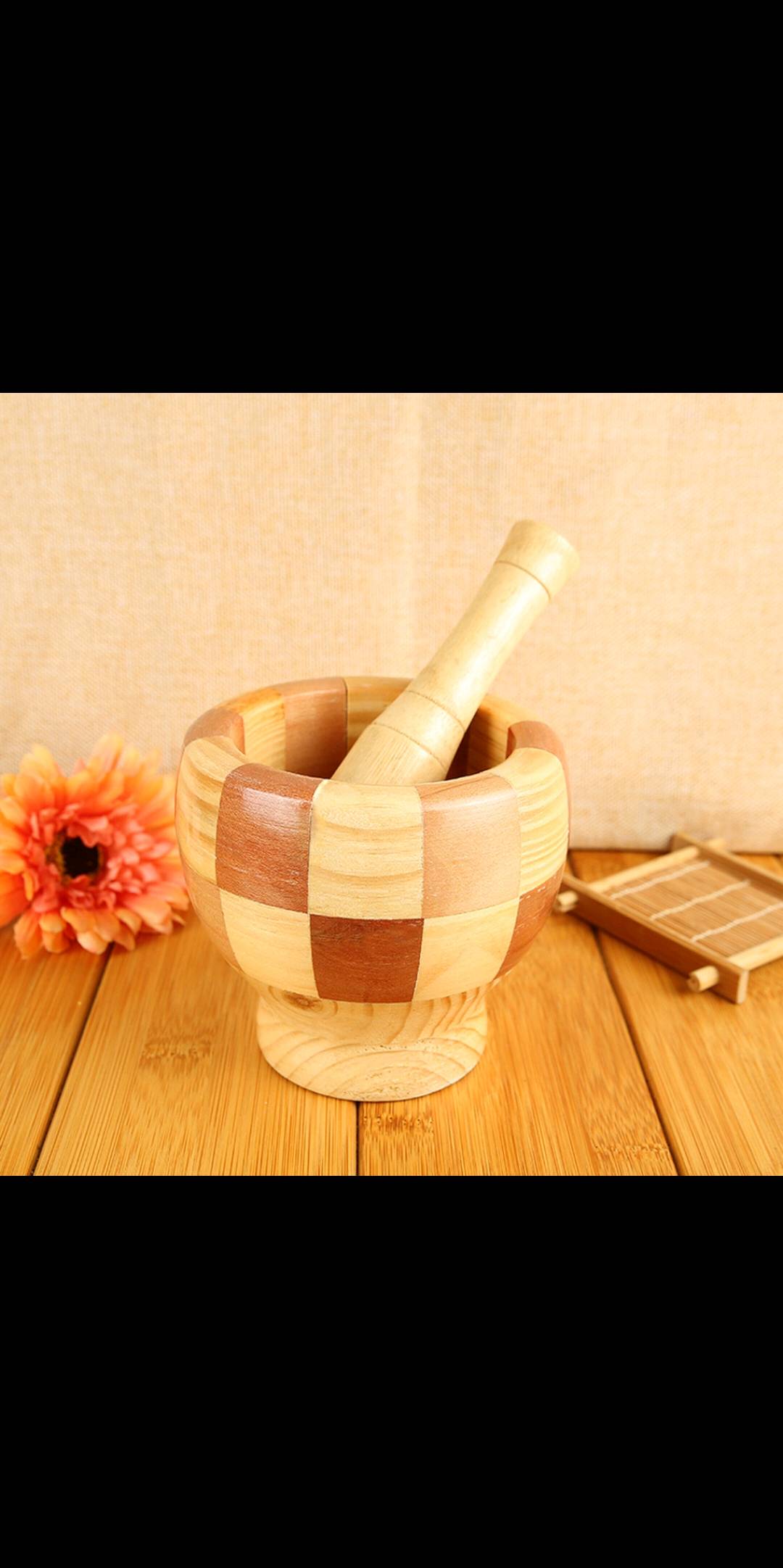 本厂专业生产木质蒜博竹制蒜器捣蒜器干净卫生产品图