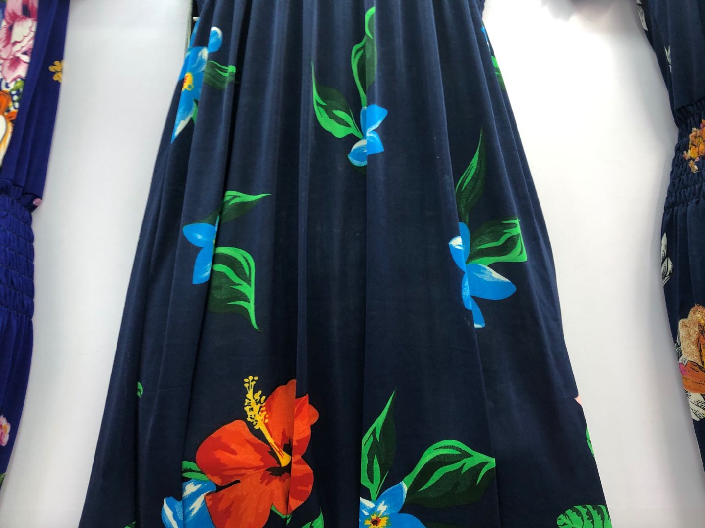 Summer Women's Slip Dress Bohemian Beach Skirt Long Skirt Dress Specification drawing