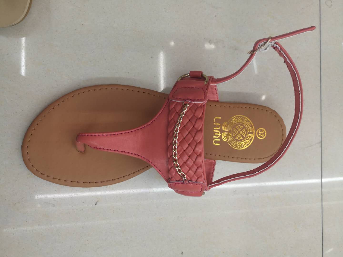 Leather Sandals -01 details Picture