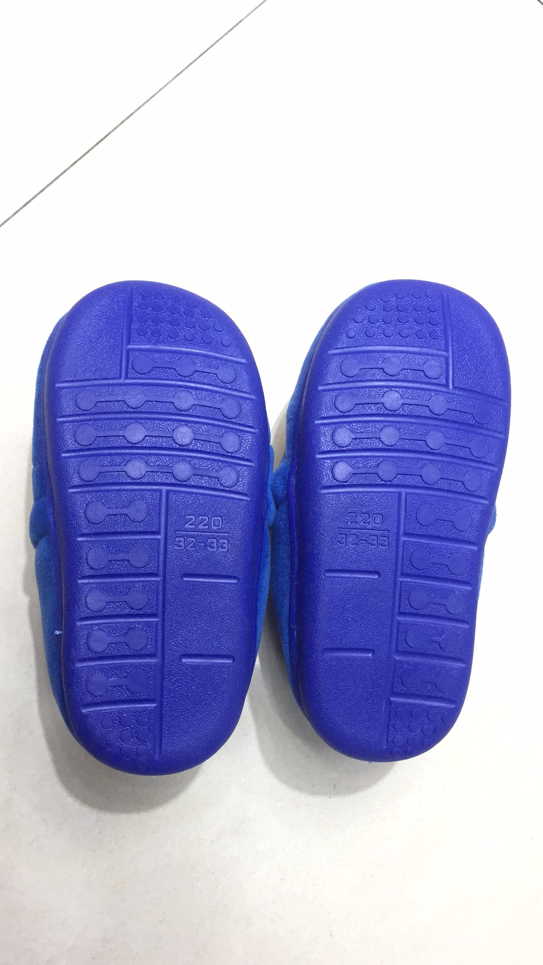 Blue Slippers Comfortable Soft Kids Shoes New Baby Shoes 2020 Explosion Specification drawing
