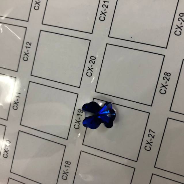 厂家直销 首饰蓝色小熊diy服饰配件排钻材料图