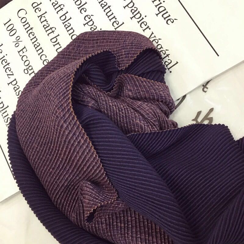Autumn And Winter New Two-Color Double-Sided Fold Design Style Scarf Specification drawing