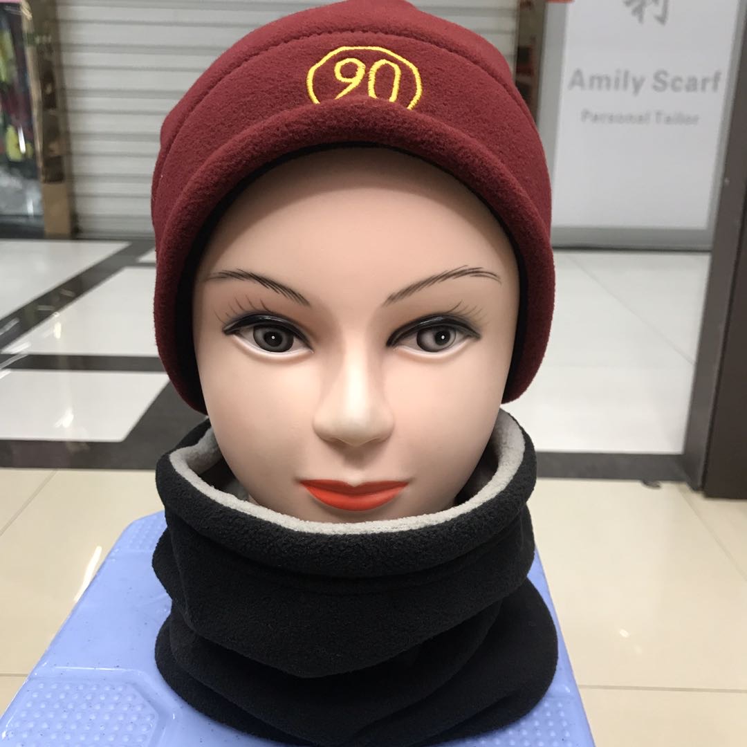 Manufacturers Direct Sales Autumn Winter Europe And The United States Fashion Trend New Two-Piece Bib Hat