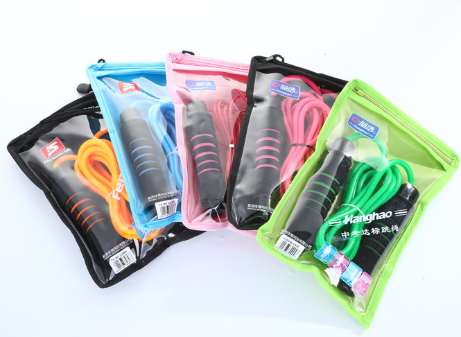 725 double color foam cotton extended thickened bearing PVC jump rope thumbnail