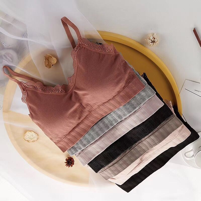 网红爆款美背文胸无钢圈吊带背心内衣女抹胸聚拢性感胸罩裹胸