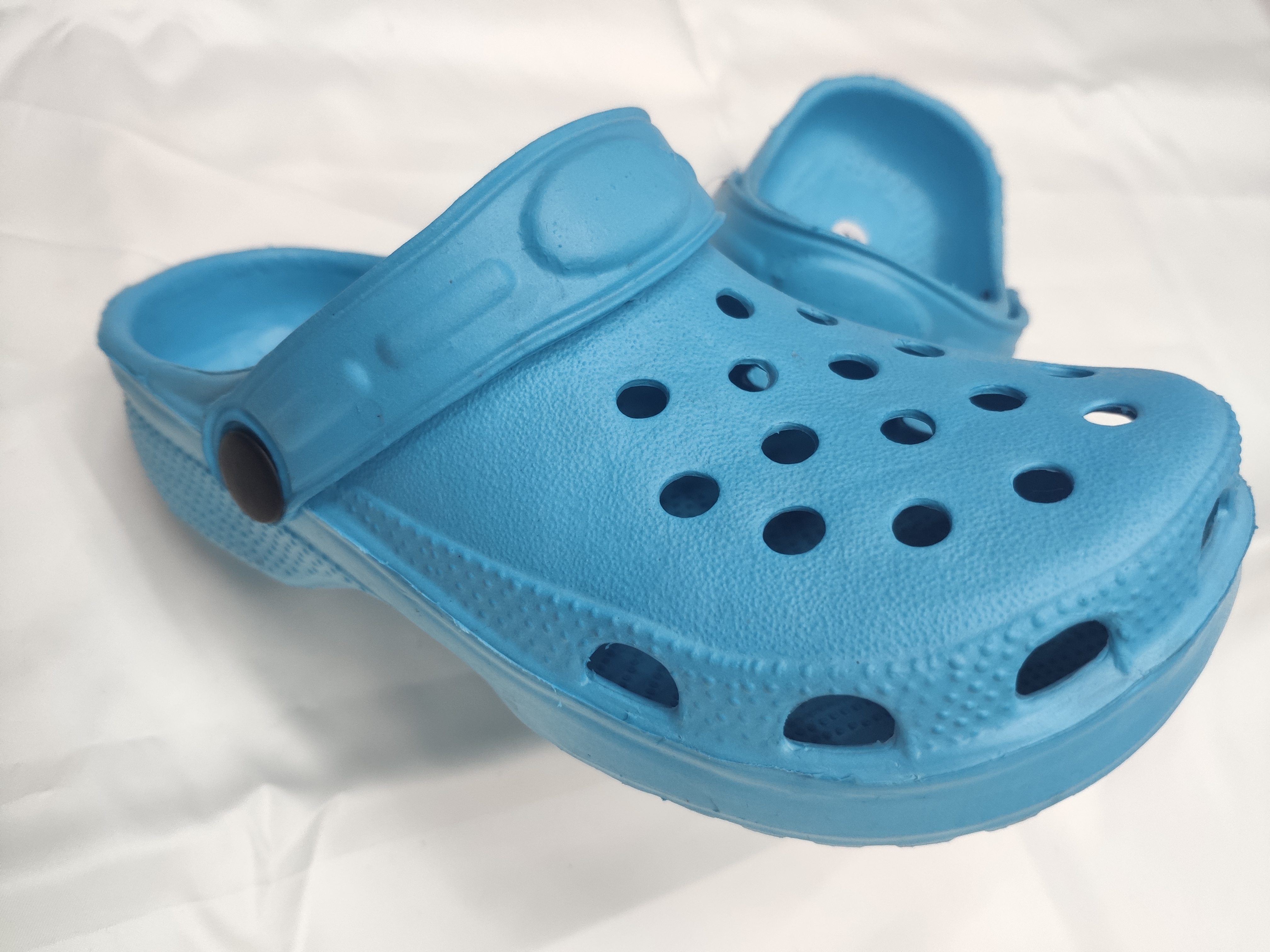 夏季儿童中童蓝色洞洞鞋沙滩鞋两穿凉鞋凉拖鞋详情图2