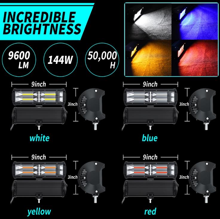 Work Light Cob144w High Light High Power Truck details Picture
