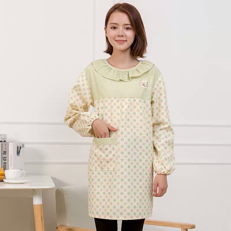 Cooking Home Ladies Simple Apron Korean Version Of Fashion Kitchen Waist Cover-Up