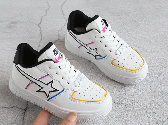 The new spring 2020 children's sports shoes, Feizhi breathable running shoes, are fashionable children's shoes Specification image