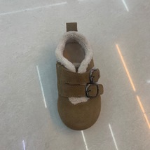 韩国童鞋2020新款韩版文艺复古软底儿童真皮棉鞋公主鞋