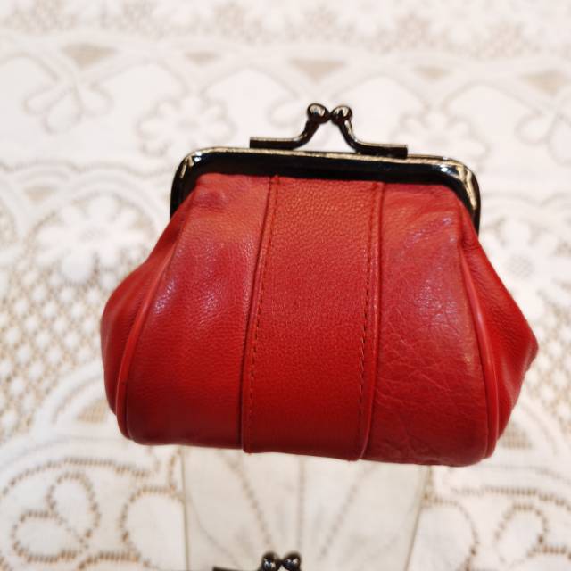 小号女士真皮夹子包零钱包