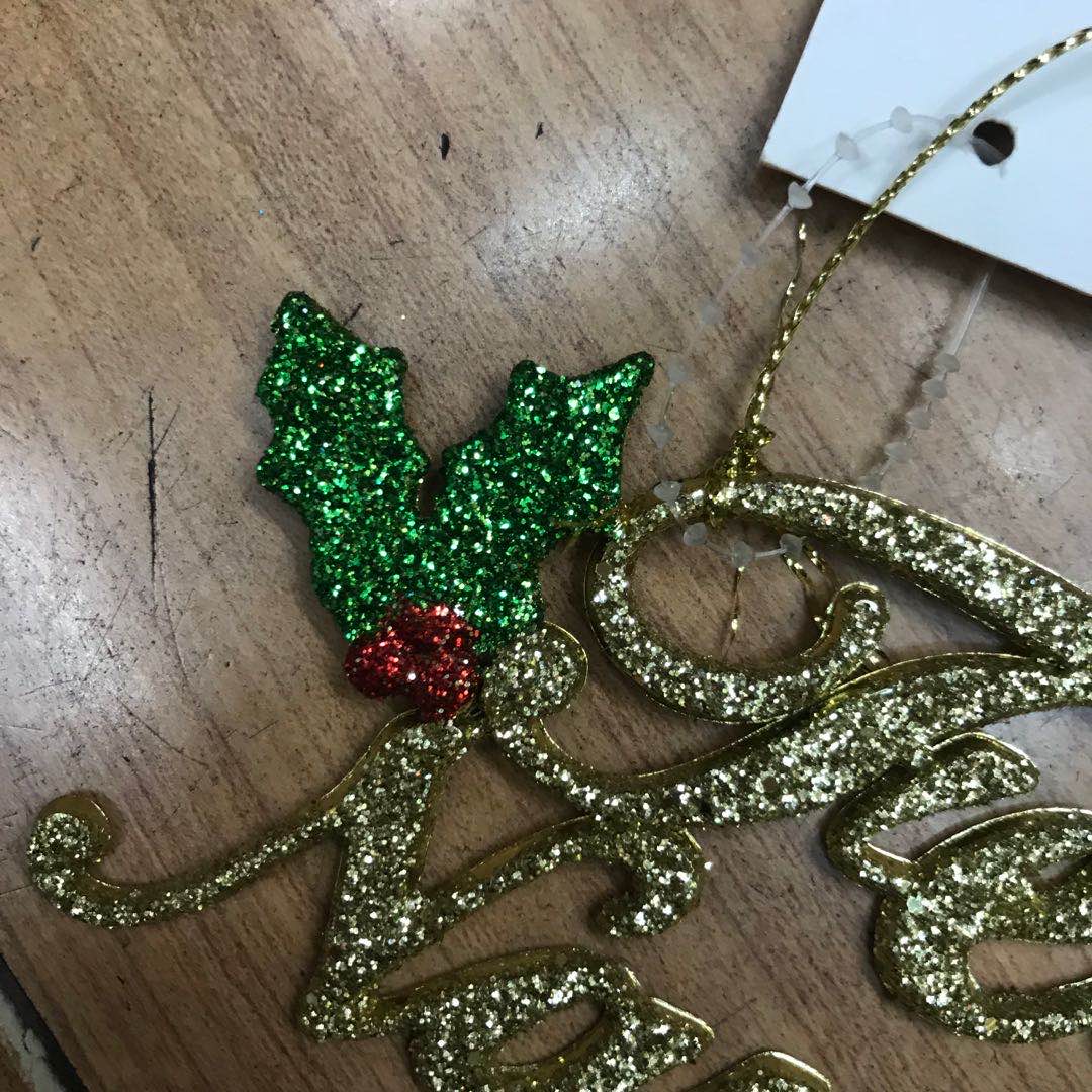 圣诞饰品英文亮片塑料 可来样定做 400pcs装细节图