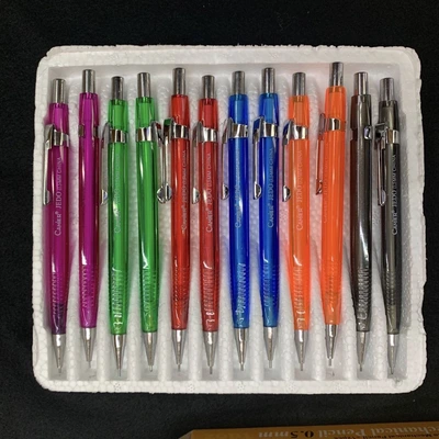 Box Of Primary School Stationery Advanced Automatic Pencil With Rubber Writing Test Pen 12