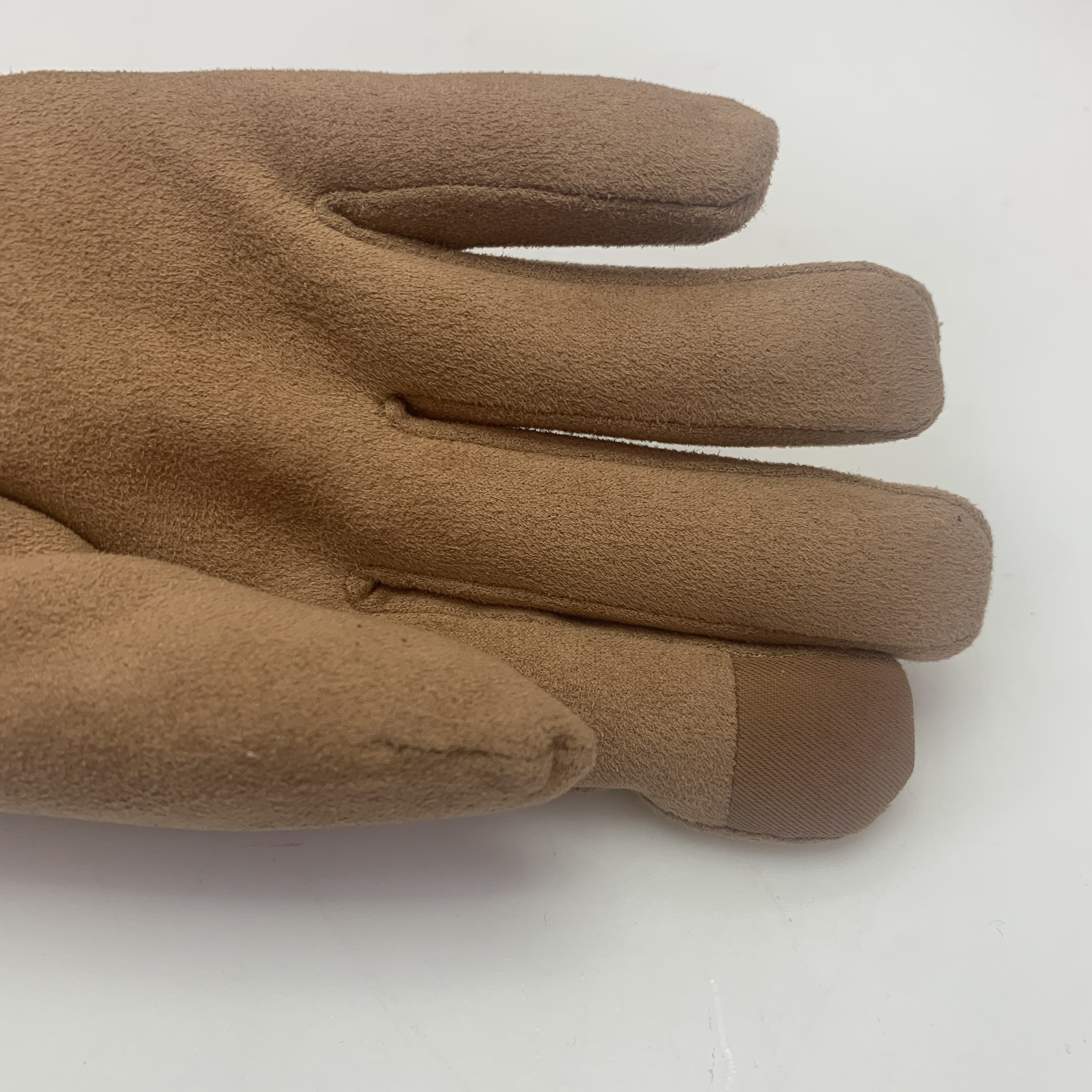 European and American style women's suede snow cold-proof gloves, Korean version student's versatile fleece warm driving touch screen gloves Specification image