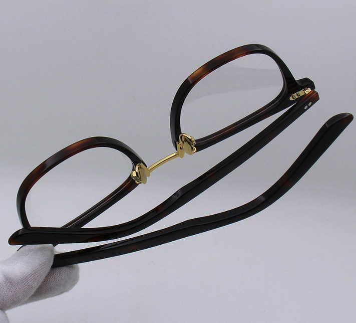 Square frame myopia frame male trend Korean-style sheet optical glasses details Picture