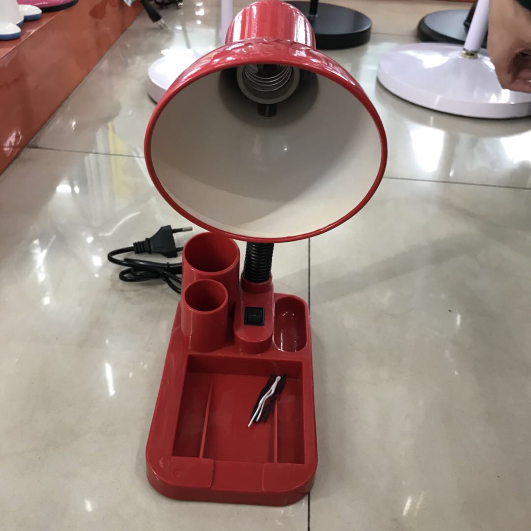 Chinese Red desk lamp, desk lamp, led lamp, warm light, non-smoking details Picture