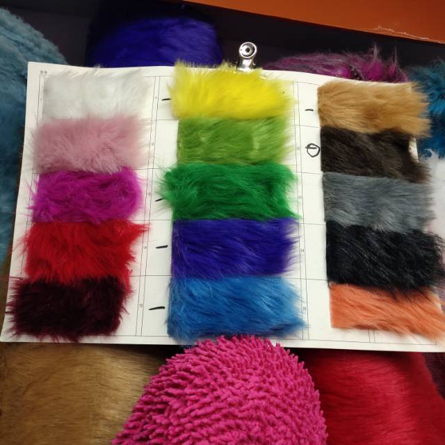 Shanghai-style large fur imitation fur jewelry pet toy fabric details Picture