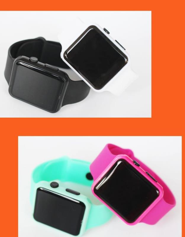 Sports Silicone All-In-One Protective Case Strap Apple Watch Strap Moisture Resistant details Picture